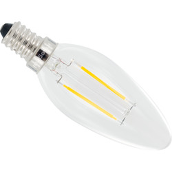 Integral LED Ampoule flamme à filament LED E14 Integral 2,8W 250lm 2700K - 41508 - de Toolstation