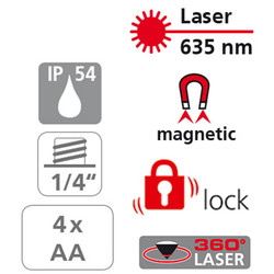 Laser à lignes multiples 3D Laserliner CompactPlane