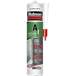 Rubson Mastic acrylique Rubson PRO A1 300ml Blanc - 44815 - de Toolstation