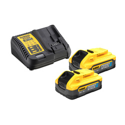 Dewalt Pack chargeur plus 2 batteries Dewalt Powerstack 18V - 5Ah - 44891 - de Toolstation