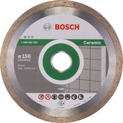 Bosch Disque diamant Bosch Céramique standard Ø150x22,2x1,6mm 47515 de Toolstation