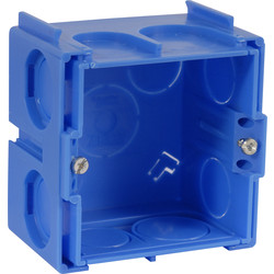 Schneider Boîte d'encastrement carrée à sceller Modulo Schneider L60mm - P50mm - 49278 - de Toolstation