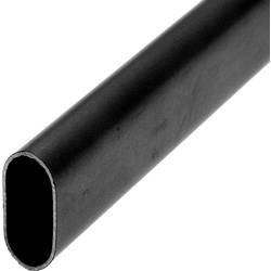 CIME Barre de penderie ovale noir Cime L 1500 mm - 51636 - de Toolstation
