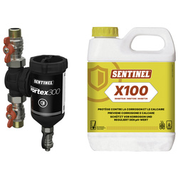 SENTINEL Pack Protection Filtre V300 3/4 + inhibiteur X100 Sentinel  - 51761 - de Toolstation