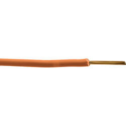 ZENITECH Fil électrique H07V-U 1,5mm² 100m -  orange 51790 de Toolstation