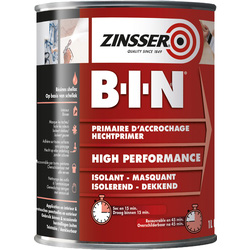 Zinsser Primaire d'accrochage ultra isolant B-I-N Zinsser 1L - 55800 - de Toolstation