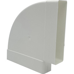 AXELAIR Coude PVC rigide horizontal 90° pour VMC Axelair 55x220mm 56510 de Toolstation