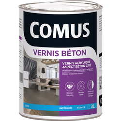 Comus Vernis béton aspect ciré Comus 3L 60597 de Toolstation