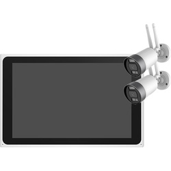 LINK2HOME Kit 2 caméras int/ext wifi + 1 écran de surveillance Link2home  60961 de Toolstation
