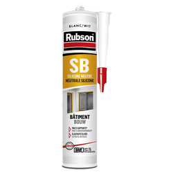 Rubson Mastic silicone neutre Bâtiment SB Rubson 280ml Blanc - 61419 - de Toolstation