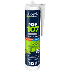Bostik Mastic colle & joint MSP 107 Bostik 290ml Gris 61631 de Toolstation