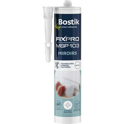 Bostik Mastic de fixation spécial Miroirs FIXPRO MSP 103 Bostik 290ml Blanc - 62177 - de Toolstation