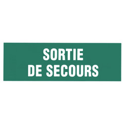 Pickup Pictogramme évacuation Sortie de Secours - 63579 - de Toolstation