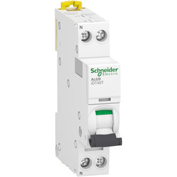 Schneider Disjoncteur modulaire iDT40 Schneider 1P+N 10A - 69995 - de Toolstation