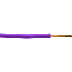ZENITECH Fil électrique H07V-U 1,5mm² 100m -  violet 71678 de Toolstation