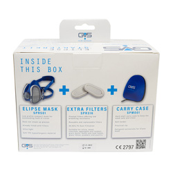 Pack Starter Demi-masque respiratoire avec filtres P3 + étui GVS
