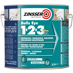Zinsser Primaire isolant universel Bulls Eye 1-2-3 Plus Zinsser 2,5L 74957 de Toolstation