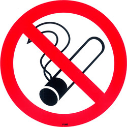 Pictogramme interdiction Interdiction de fumer ø150mm - 75361 - de Toolstation