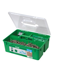 SPAX Kit terrasse Inox Green box spécial résineux TX T-Star+ Spax 4,5x60mm - était à 144,34€ - 77108 - de Toolstation