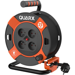 QUARX Enrouleur câble électrique bricolage Quarx 25m - 3x1,5mm² 79514 de Toolstation