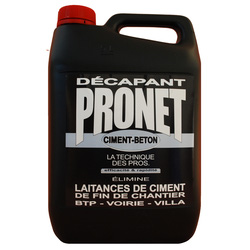 PRONET Décapant ciment béton & laitance Pronet 5L 80419 de Toolstation