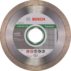 Bosch Disque diamant Bosch Céramique standard Ø110x22,2x1,6mm 81558 de Toolstation