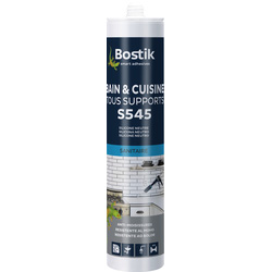 Bostik Mastic silicone neutre bain & cuisine S545 Bostik 300ml Transparent 82185 de Toolstation