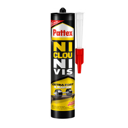 Pattex Colle fixation Ni Clou Ni Vis Extra Fort & Rapide Pattex 380g - 86663 - de Toolstation