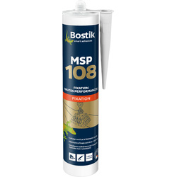 Bostik Mastic-colle de fixation MSP 108 Bostik 290ml Blanc - 86873 - de Toolstation