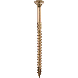 Forgefix Vis agglo tête fraisée jaune PZ Forgefast 6x100mm - 88770 - de Toolstation
