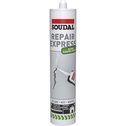 Soudal SOLDES - Mastic acrylique Repair Express PLATRE Soudal 290ml blanc *Dispo 48H* - 89323 - de Toolstation