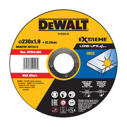 Dewalt Disque à tronçonner Dewalt inox Ø230x22,2x1,9mm 91092 de Toolstation