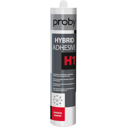 Proby Mastic-colle hybride H1 290ml Blanc - 91331 - de Toolstation