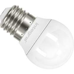 Integral LED Ampoule globe satin LED E27 Integral 3,4W 250lm 2700K - 91696 - de Toolstation