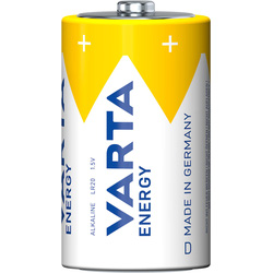 VARTA Piles alcalines Energy Varta D / LR20 - 92132 - de Toolstation