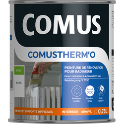 Comus Peinture radiateur Comustherm'O satin blanc Comus 0,75L 94591 de Toolstation