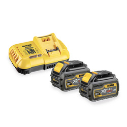 Dewalt Pack chargeur rapide + 2 batteries Dewalt Flexvolt 18V/54V - 6Ah - 95284 - de Toolstation