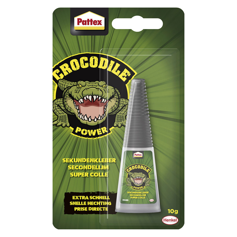 Colle instantanée SuperGlue Pattex Crocodile