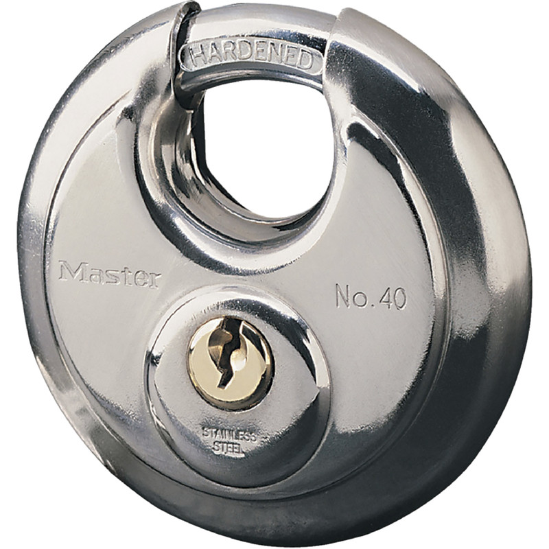 Cadenas disque à clé en acier Master Lock