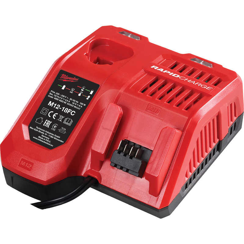 Chargeur rapide Milwaukee M12-18FC