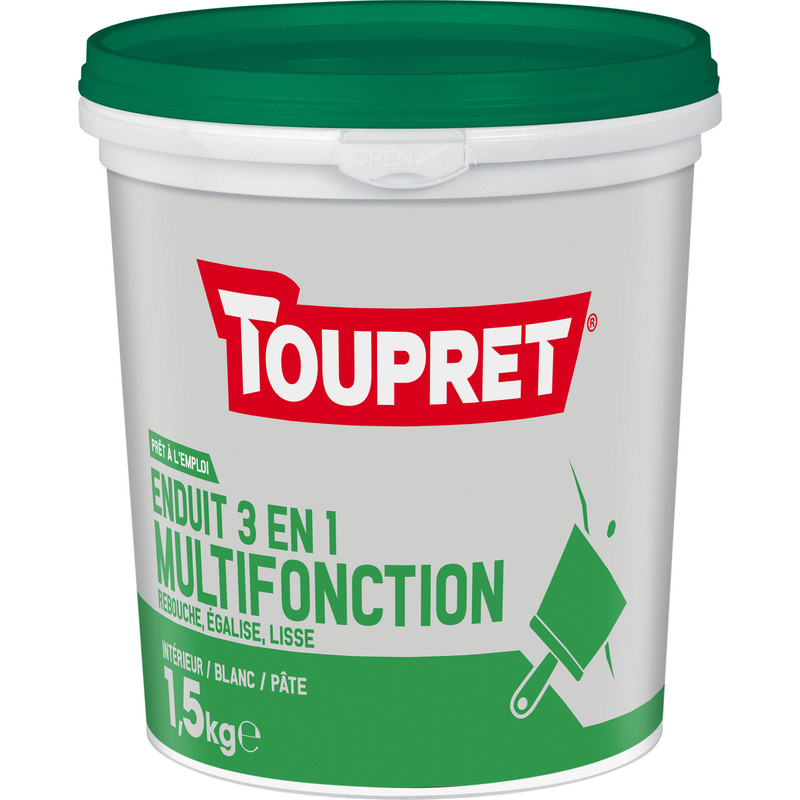 Enduit multifonction 3en1 pâte Chantier Toupret