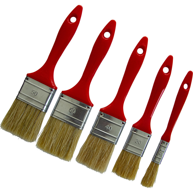 HARDY WORKING TOOLS A0200-360620 Lot de 36 pinceaux Plats 50 mm Rouge 