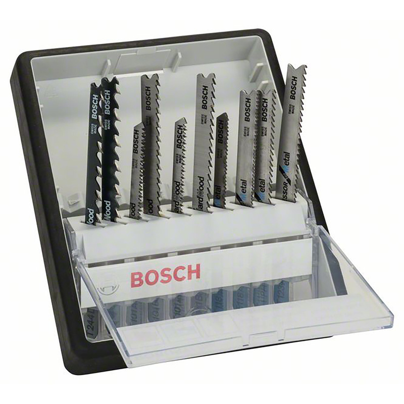 Coffret lames de scie sauteuse mixtes Bosch Robust Line