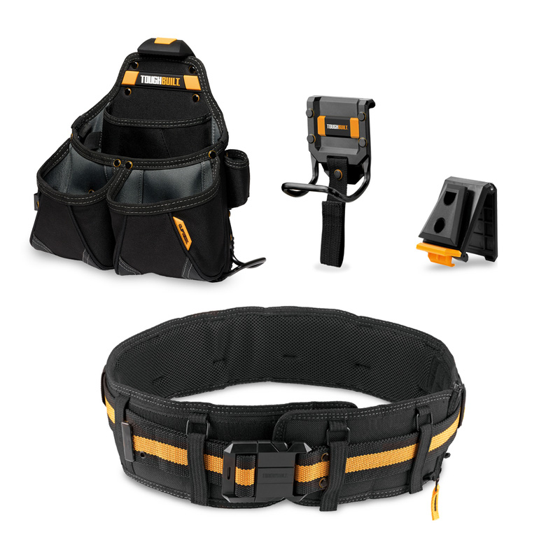 Pack ceinture porte-outils + 3 pièces Pro Framer Toughbuilt 10 fonctions