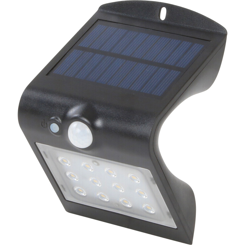 Lampe d'extérieur à LED Luceco Solar avec capteur de mouvement