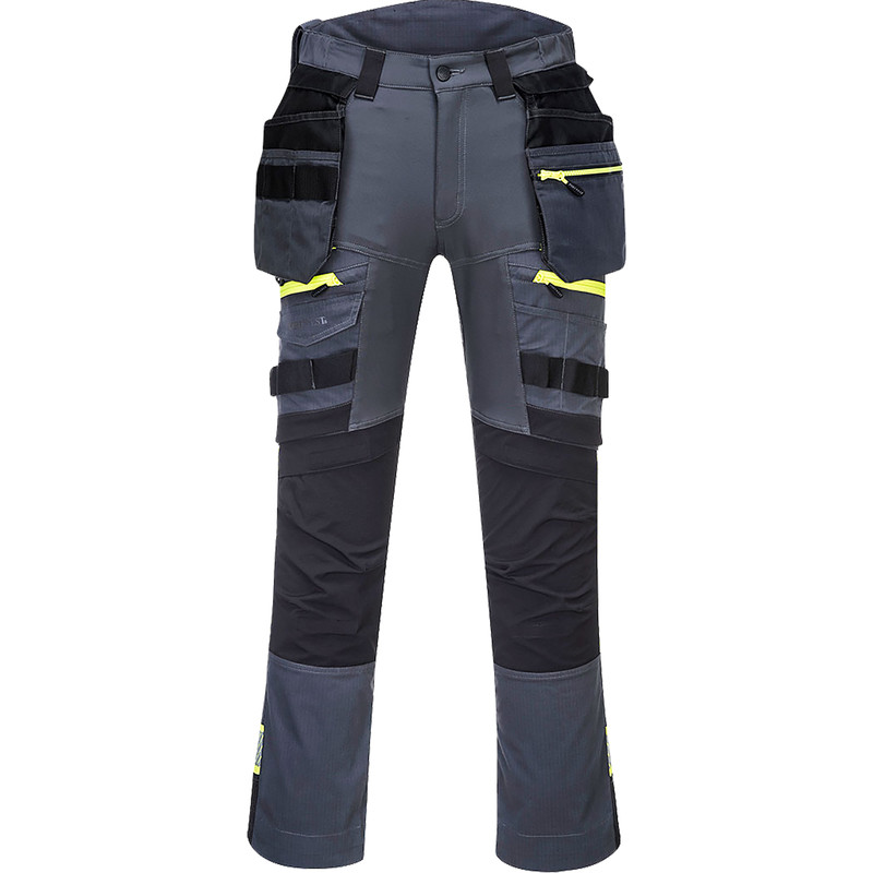 Pantalon de travail stretch DX4 poches amovibles + protège-genoux Portwest