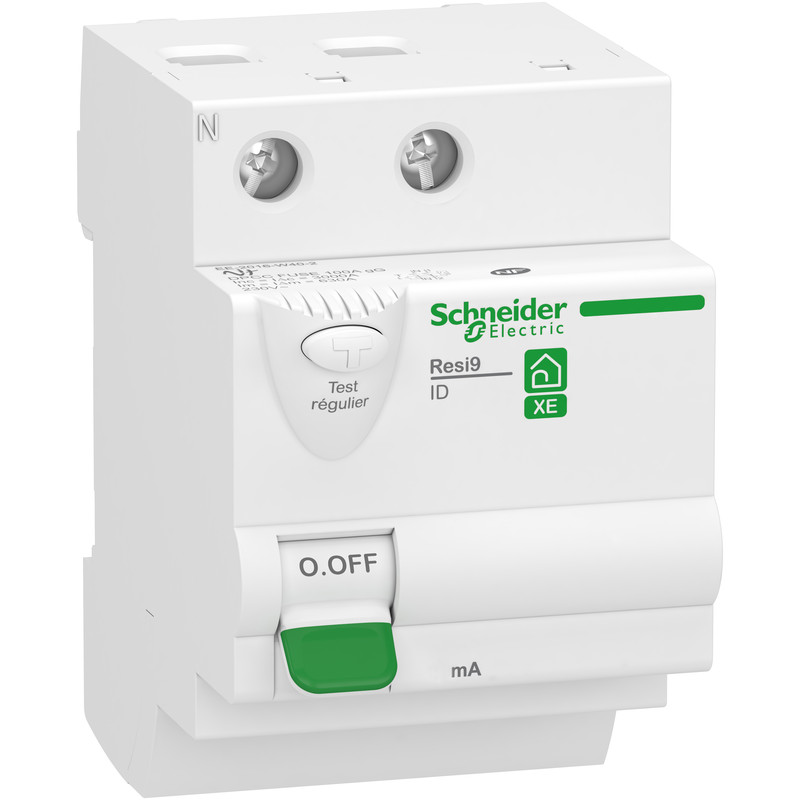 Interrupteur différentiel embrochable Schneider Resi9 XE