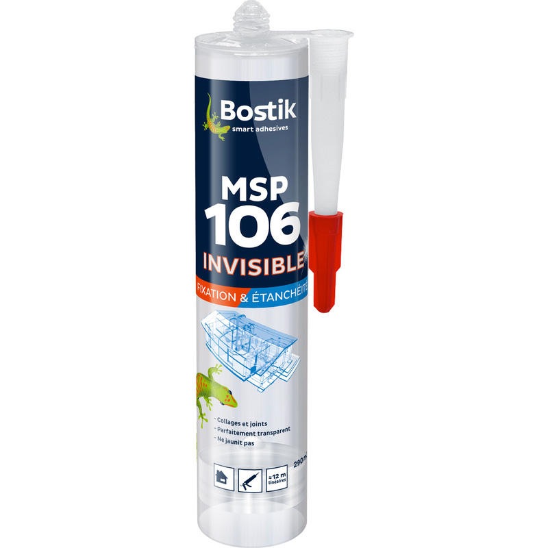 Mastic colle & joint MSP 106 invisible Bostik - SNJF