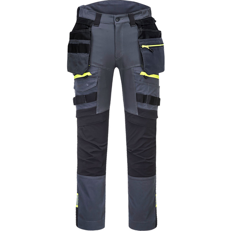 Pantalon de travail stretch DX4 poches amovibles + protège-genoux Portwest