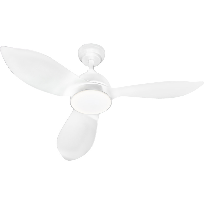 Ventilateur de plafond 3 pales à éclairage LED Corsica blanc Farelek